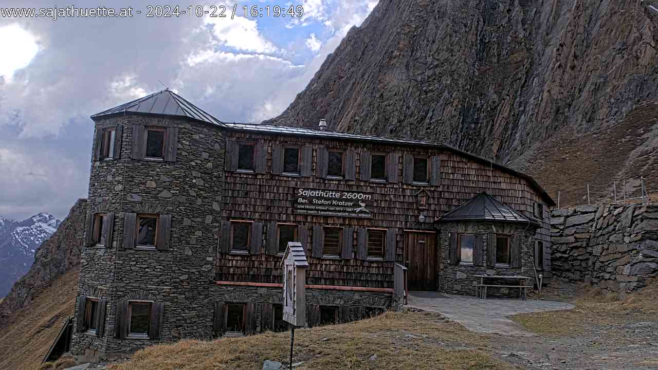 Webcam Webcam Sajathütte - Live-Bild aus 2.600m Seehöhe | © www.sajathuette.at